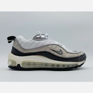 Nike Air Max 98 Shoes in Black and White Sneakers New